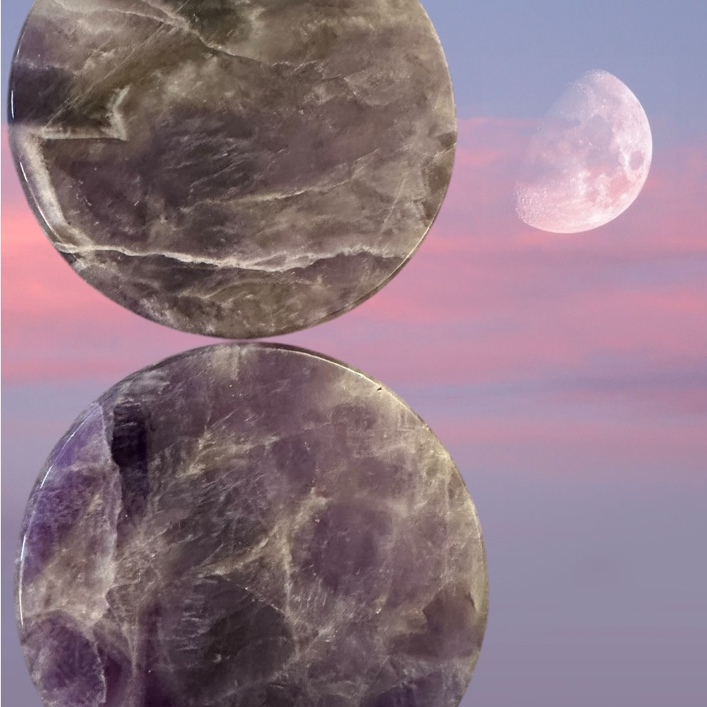 Amethyst Crystal Coasters